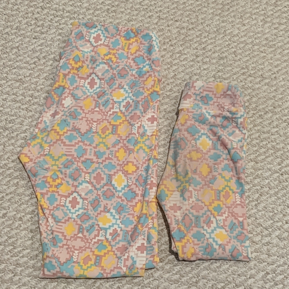 Lularoe Mommy and Me matching leggings